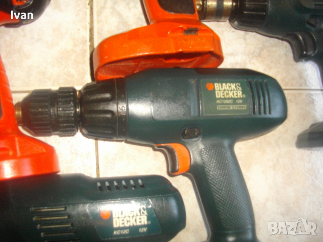 Боди Black Decker-9,6V-12V-14,4V-18V-Английско-За Винтоверт-Различни-От 9,6 До 18 волта, снимка 12 - Винтоверти - 36457147