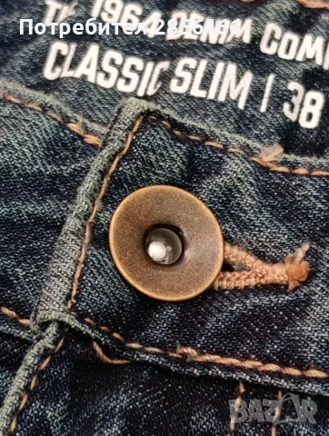 Мъжки дънки The Denim 1964 размер 38, снимка 4 - Дънки - 56346448