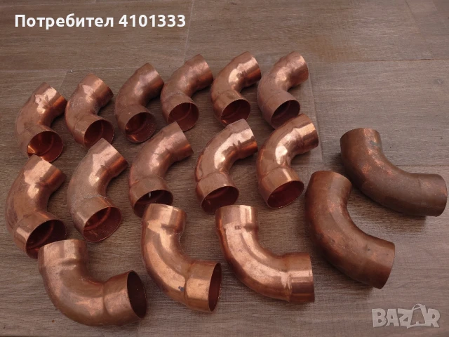 Медни фитинги за заварка/запояване ф64 ф76 ф89