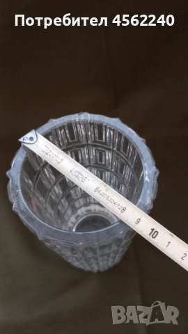 Кристална ваза  - оловен кристал, снимка 4 - Вази - 51630842