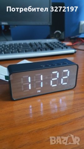 Безжичен LED огледален Bluetooth високоговорител,часовник,будилник,дата,радио и др. , снимка 15 - Bluetooth тонколони - 41015232
