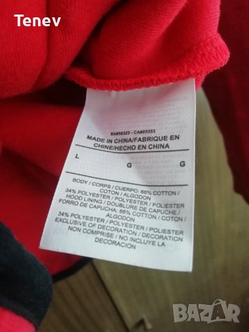 USA Nike Football Soccer оригинален суичър горнище САЩ L размер , снимка 6 - Спортни дрехи, екипи - 41628713