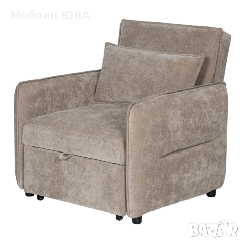 Разтегателен фотьойл , снимка 3 - Дивани и мека мебел - 52306793