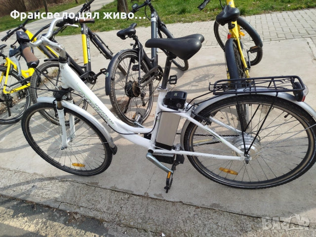 28 цола алуминиев електрически велосипед колело с ключ и зарядно 
