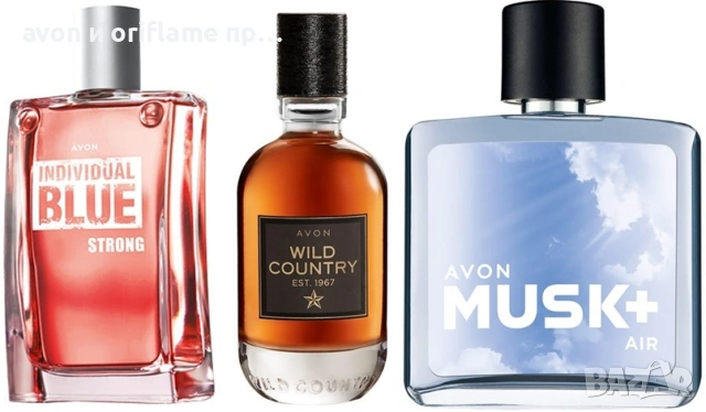 Тоалетна вода Wild Country, Individual Blue Strong, Musk Air