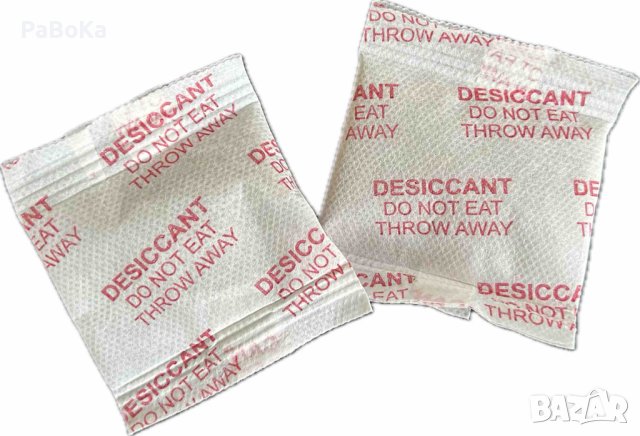 Сашета десикант, влагоабсорбатор, силикагел на пликчета