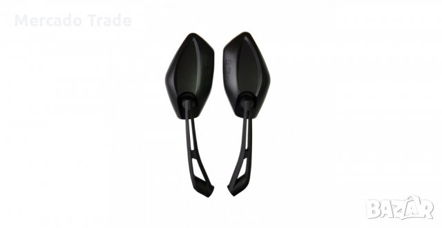 Комплект огледала за мотор, Универсални, 1910, Черни, снимка 4 - Аксесоари и консумативи - 35831066