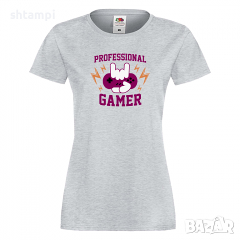 Дамска тениска Professional Gamer,Игра,Игри,Геймс, снимка 6 - Тениски - 36191749