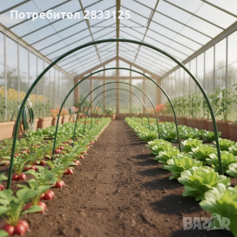 Опора за оранжерия тип арка - издръжлива стомана с полиетиленово покритие, снимка 5 - Оранжерии - 53750665