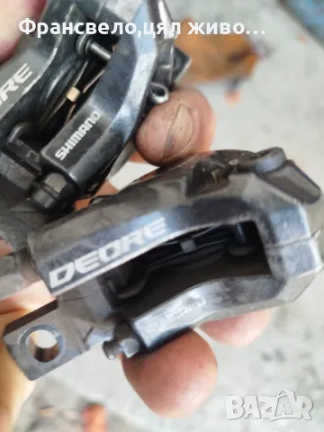 Хидравлични спирачки за велосипед колело Shimano deore bl m 595, снимка 4 - Части за велосипеди - 48064456