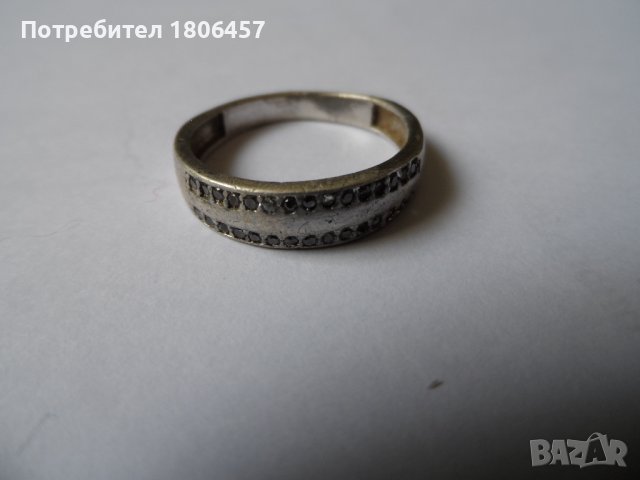 сребърен пръстен Ж