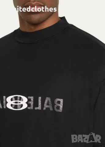 BALENCIAGA Inside-Out Logo Print Мъжка / Дамска Тениска size 3 (XL), снимка 7 - Тениски - 47287238