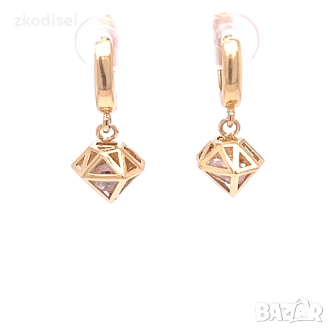 Златни обеци 3,17гр. 14кр. проба:585 модел:34634-6