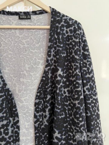 Макси еластична дълга мека наметка с отворени страници, снимка 3 - Жилетки - 41078513