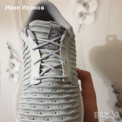 маратонки  NIKE ROSHE TWO FLYKNIT "WOLF GREY" номер 44-44,5, снимка 11 - Маратонки - 40283132