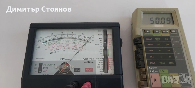 Продавам прецизен мултицет (мултимер) ITT mx 112, снимка 6 - Друга електроника - 53704437