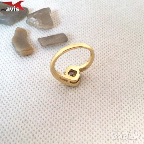 Пръстен с 14К златно покритие 224834, снимка 3 - Пръстени - 52910083