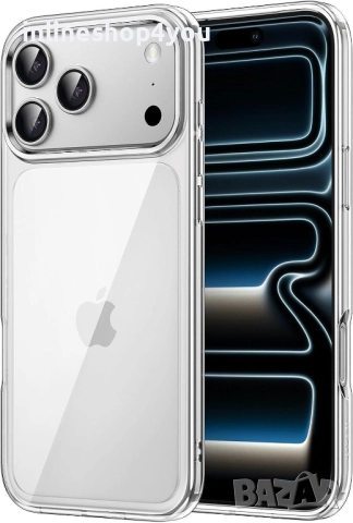 Прозрачен Кейс SPACE CASE за Apple iPhone 17 Pro / Max, снимка 6 - Калъфи, кейсове - 51855310