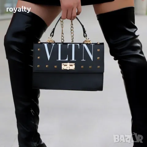 Дамска чанта - черна кожа - VN1-BAG