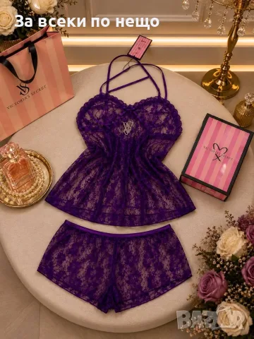 Victoria's Secret Дамска Пижама🔝Дамска Нощница - Различни Цветове Код SK2008, снимка 3 - Пижами - 55740707
