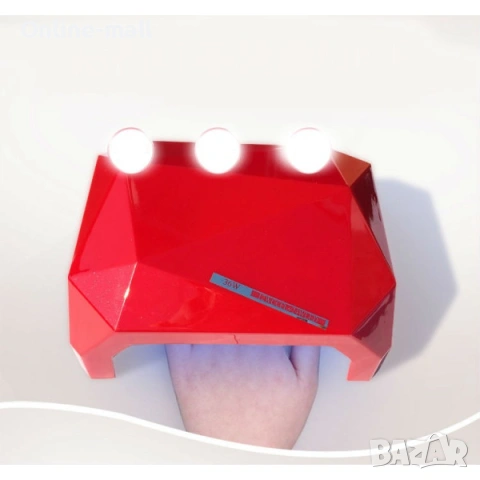 Професионална Хибридна UV/LED Лампа за Маникюр 36W – Компактен Дизайн в 7 Цвята с Подвижно Дъно, снимка 9 - Продукти за маникюр - 53244323