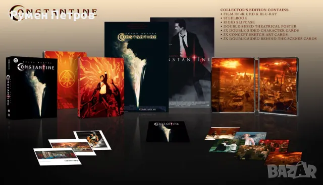LUXURY SPECIAL EDITION - нов 4K + Blu Ray Steelbook - КОНСТАНТИН - CONSTANTINE - без БГ субтитри, снимка 2 - Blu-Ray филми - 49463098