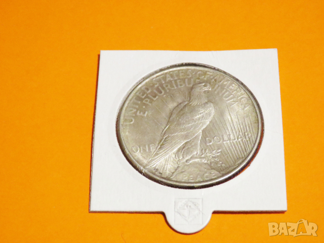 Много рядък голям сребърен  долар на мира, Peace dollar 1922 г.Philadelphia Mint сребро сребърен, снимка 6 - Нумизматика и бонистика - 36118045