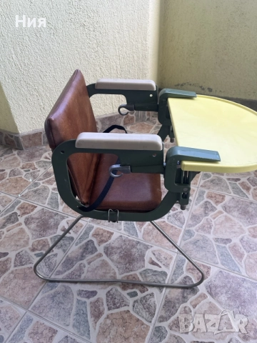 УНИКАЛНО детско столче 2 в 1 – за хранене + люлка ( Ретро модел), снимка 3 - Столчета за хранене - 56117769