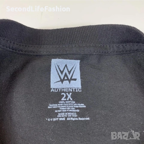 Тениска WWE Backlash Match Chicago 2017 Authentic размер XXL черна, снимка 2 - Тениски - 53134868