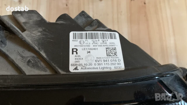 Фар за Шкода Фабия 3 , снимка 7 - Части - 51155427