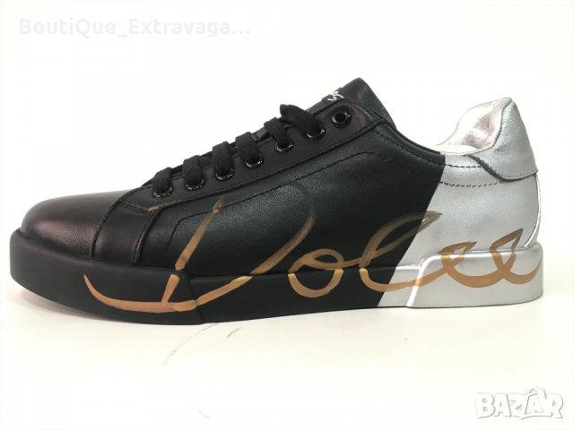 Мъжки обувки Dolce & Gabbana Black/Silver !!!, снимка 2 - Спортно елегантни обувки - 34603409