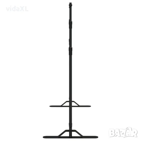 vidaXL Поставки за фон, 2 бр, черно, 305x243 см, стомана, снимка 5 - Светкавици, студийно осветление - 56146712