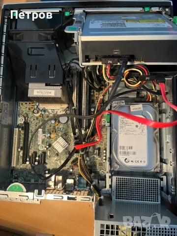 Настолен компютър HP Compaq с монитор, клавиатура и мишка, снимка 10 - Работни компютри - 48686404