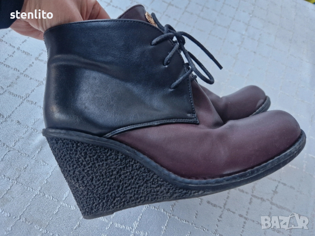 Дамски боти на платформи 38 + подарък чанта и диадема , снимка 8 - Дамски боти - 53850288