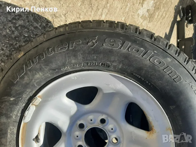 2бр. джанти със зимни гуми за джип 215/75/15, снимка 5 - Гуми и джанти - 55770808