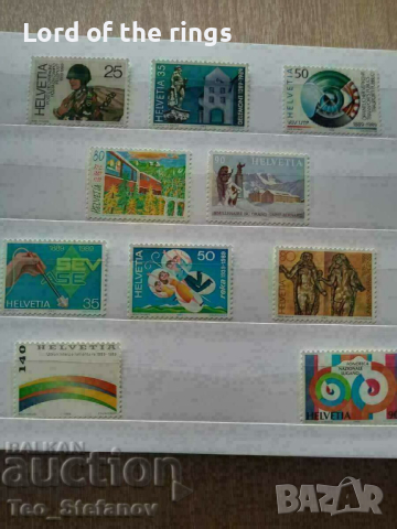 Луксозен албум с марки - Швейцария, снимка 3 - Филателия - 44716077