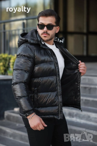 Calvin Klein Черно Зимно Мъжко Яке , снимка 2 - Якета - 52546209