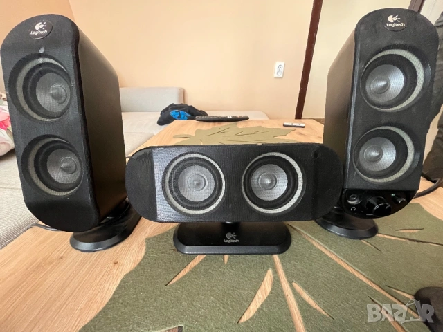 Тонколони 5.1 Logitech X-530, снимка 3 - Тонколони - 53420363