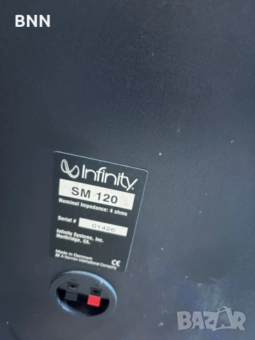 Тонколони Infinity SM 120 (Studio Monitor) – За реставрация, снимка 5 - Тонколони - 52916710