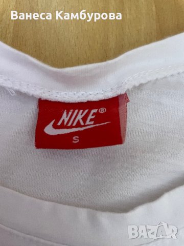 Бяла тениска Nike , снимка 3 - Тениски - 41592141