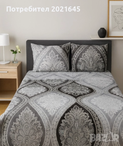 чаршаф с ластик и 2 калъфки за приста , снимка 2 - Спално бельо - 52474987