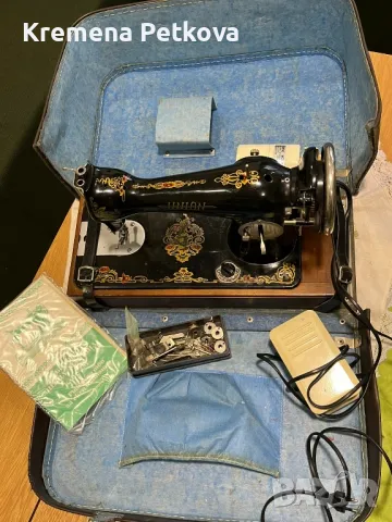 Електрическа шевна машина Юнион, снимка 3 - Антикварни и старинни предмети - 48933163