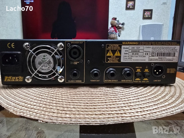 Усилвател за баскитара Mark Bass Combo Head II, снимка 2 - Ресийвъри, усилватели, смесителни пултове - 53507969