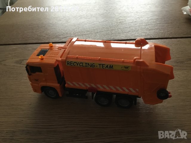 Детска играчка камион за боклукчийски камион, снимка 1 - Коли, камиони, мотори, писти - 42622037