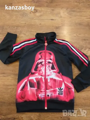 Adidas Originals Star Wars - страхотно юношеско горнище КАТО НОВО 7-8год., снимка 5 - Детски анцузи и суичери - 47959851