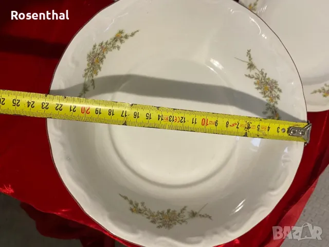 Сервиз от дълбоки плитки широки чинии на Изида, снимка 6 - Чинии - 48006834