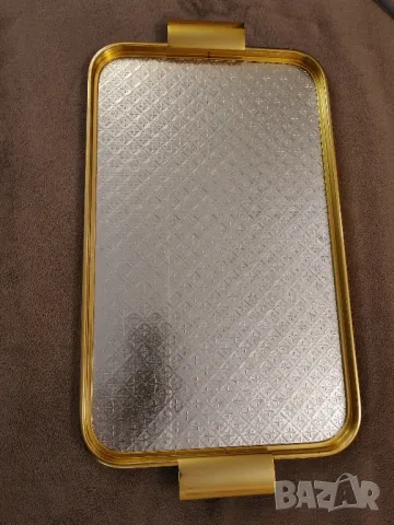 Стара алуминиева табла, поднос за сервиране. , снимка 7 - Антикварни и старинни предмети - 49634834