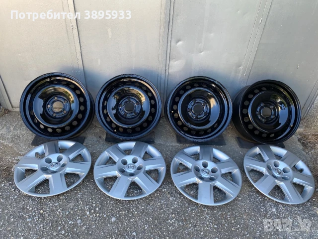 Оригинални стоманени джанти за NISSAN Qashqai J10 JJ10 Juke X-Trail, снимка 2 - Гуми и джанти - 50726832