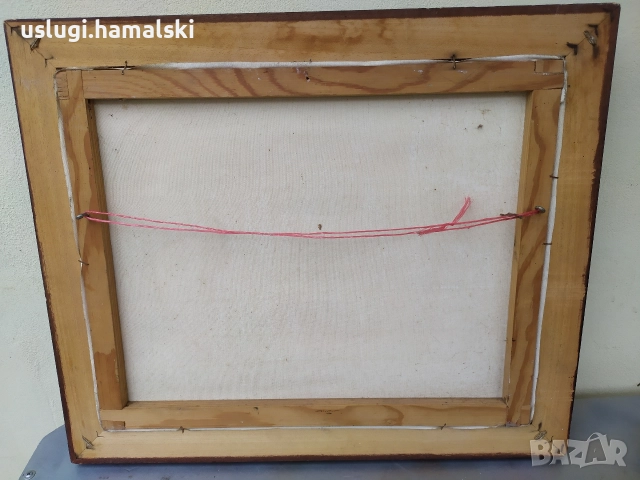 Стара авторска картина/натюрморт , снимка 5 - Антикварни и старинни предмети - 52864210