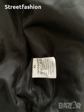 Мъжко кожено яке XL, снимка 5 - Якета - 56224059